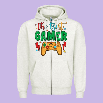 The Best Gamer Zipper Hoodie Designed By Jahusdesignshop