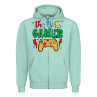Seafoam the best gamer Zipper Hoodie - JahusDesignShop