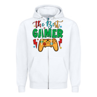 White the best gamer Zipper Hoodie - JahusDesignShop