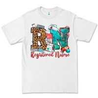White registered nurse Premium Tee - OliviaCreatesArt