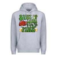 Heather Grey shut up liver you're fine st patricks day Premium Hoodie - Artiststas