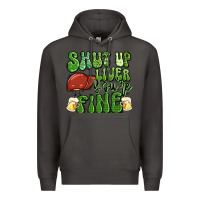 Smoke shut up liver you're fine st patricks day Premium Hoodie - Artiststas