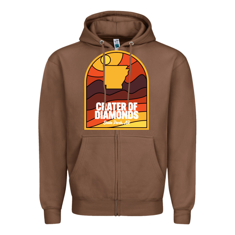 Crater Of Diamonds State Park Arkansas Zipper Hoodie by baoMotion | Teevron