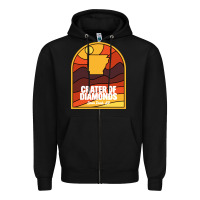 Black crater of diamonds state park arkansas Zipper Hoodie - baoMotion
