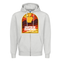 Dove Grey crater of diamonds state park arkansas Zipper Hoodie - baoMotion