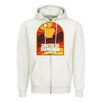 Oatmeal Heather crater of diamonds state park arkansas Zipper Hoodie - baoMotion