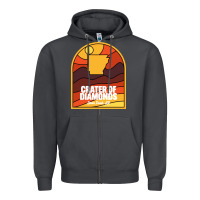 Smoke crater of diamonds state park arkansas Zipper Hoodie - baoMotion