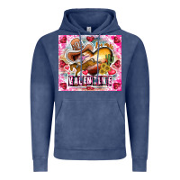 Vintage Denim Be Mine Valentine Vintage Hoodie - CowhideDigitalArt