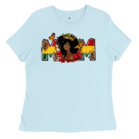 Baby Blue Juneteenth mom Ladies Tee - FaDigitalArtStudio