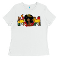 White Juneteenth mom Ladies Tee - FaDigitalArtStudio