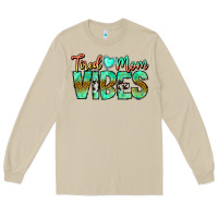 Mushroom Tired Mom Vibes Long Sleeve Tee - CowhideDigitalArt