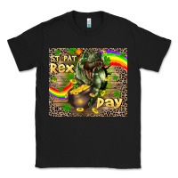 Black St. Pat Rex Day Classic Tee - CowGirlArtShop