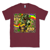 Burgundy St. Pat Rex Day Classic Tee - CowGirlArtShop