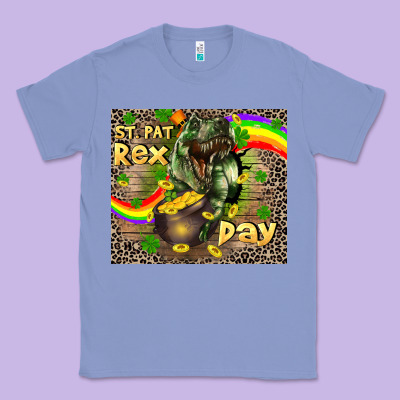 St. Pat Rex Day Classic Tee Designed By Cowgirlartshop