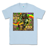 Dusty Blue St. Pat Rex Day Classic Tee - CowGirlArtShop