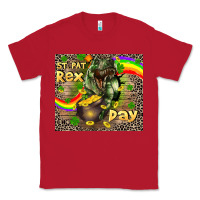 Red St. Pat Rex Day Classic Tee - CowGirlArtShop