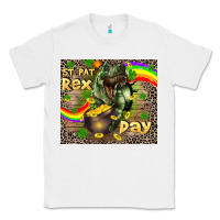 White St. Pat Rex Day Classic Tee - CowGirlArtShop