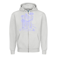 Dove Grey las vegas strip retro famous sign nevada traveler souvenir t shirt Zipper Hoodie - baoMotion