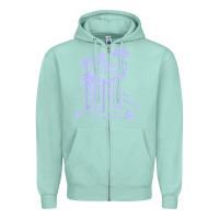 Seafoam las vegas strip retro famous sign nevada traveler souvenir t shirt Zipper Hoodie - baoMotion