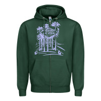 Sports Green las vegas strip retro famous sign nevada traveler souvenir t shirt Zipper Hoodie - baoMotion