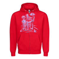 Red las vegas strip retro famous sign nevada traveler souvenir t shirt Zipper Hoodie - baoMotion