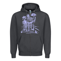 Smoke las vegas strip retro famous sign nevada traveler souvenir t shirt Zipper Hoodie - baoMotion