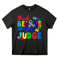 Asphalt think before you judge Heavy Core Tee - CowGirlArtShop