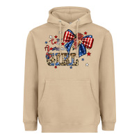 Cute American Girl Heavyweight Hoodie | Teevron
