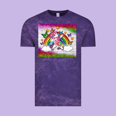 Lgbtq Dabbbing Unicorn And Rainbow Tumbler Vintage Tee Designed By Bundleandbundleshop