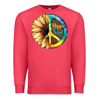 Cardinal Hippie Soul with Sunflower and Leopard Background Premium Sweatshirt - JahusDesignShop