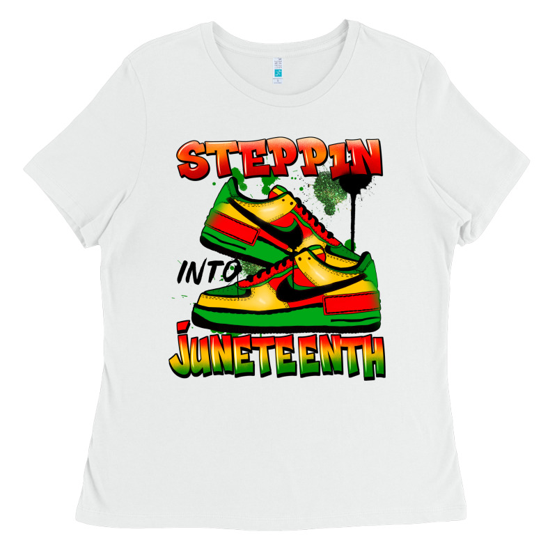 Steppin' Into Juneteenth Ladies Tee by FaDigitalArtStudio | Teevron
