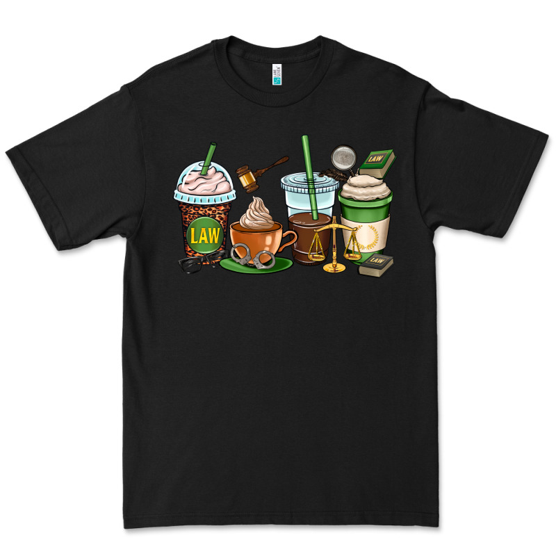 Lawyer Coffee Cups Premium Tee by OliviaCreatesArt | Teevron