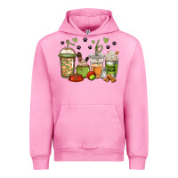 Fuchsia Pink dog mom coffee Urban Hoodie - Jasminsmagicworld