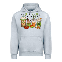 Heather Grey dog mom coffee Urban Hoodie - Jasminsmagicworld