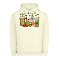 Pigment Pistachio dog mom coffee Urban Hoodie - Jasminsmagicworld