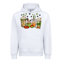 White dog mom coffee Urban Hoodie - Jasminsmagicworld