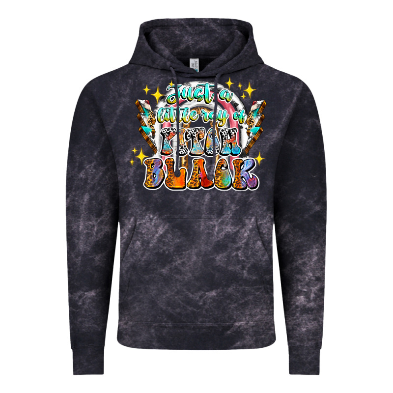 Just A Little Ray Of Pitch Black Vintage Hoodie by CowhideDigitalArt | Teevron