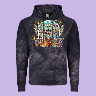 Just A Little Ray Of Pitch Black Vintage Hoodie Designed By Cowhidedigitalart