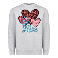 Heather Grey hearts be mine Heavyweight Sweatshirt - JahusDesignShop