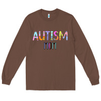 Chestnut Titi Pretty Art Autism Mom Long Sleeve Tee - CowhideDigitalArt