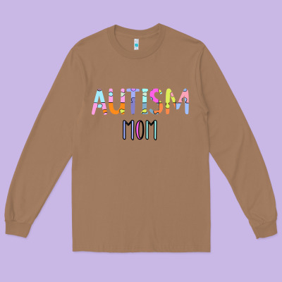Titi Pretty Art Autism Mom Long Sleeve Tee Designed By Cowhidedigitalart