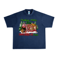 Navy christmas wishes gingerbread kisses Urban Heavy Tee - FaDigitalArtStudio