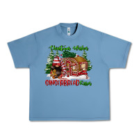 Pebble Blue christmas wishes gingerbread kisses Urban Heavy Tee - FaDigitalArtStudio