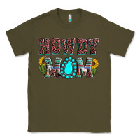 Army Green Howdy mom mother's day Classic Tee - HowdyJamesFarm