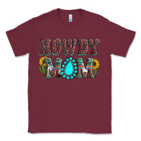 Burgundy Howdy mom mother's day Classic Tee - HowdyJamesFarm