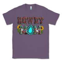 Lavender Howdy mom mother's day Classic Tee - HowdyJamesFarm