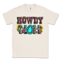 Natural Howdy mom mother's day Classic Tee - HowdyJamesFarm