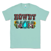 Seafoam Howdy mom mother's day Classic Tee - HowdyJamesFarm