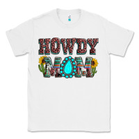 White Howdy mom mother's day Classic Tee - HowdyJamesFarm