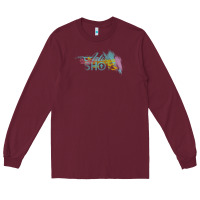 Burgundy artist shot Long Sleeve Tee - chombo